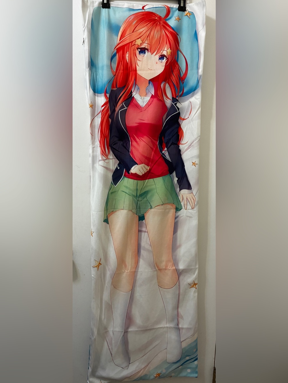 Itsuki Nakano Anime Body Pillow Cover Replica zipper 58"×19"